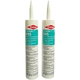 DOWSIL 995 Silicone Structural Sealant White 10 oz (2-Pack)