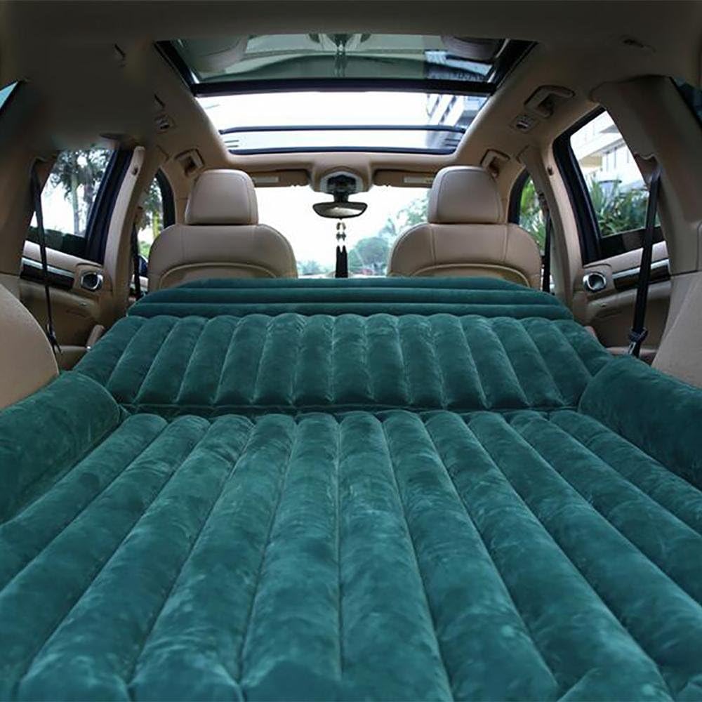 LPY-SUV Air Mattress Double Bed Portable Thicker Car Bed for Outdoor Self-driving Travel, Including Electric Air Pump