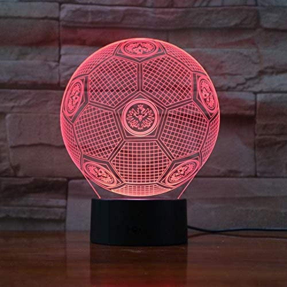 Boutiquespace Frankfurt Soccer 3D Night Light Gradient Soccer Light Led Decorative Light