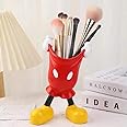 FUEMEILY Cute Mouse Pen Holder for Desk, Cartoon Mouse Vase Makeup Brush Holder, Birthday Party Supplies Gift for Home Decoration