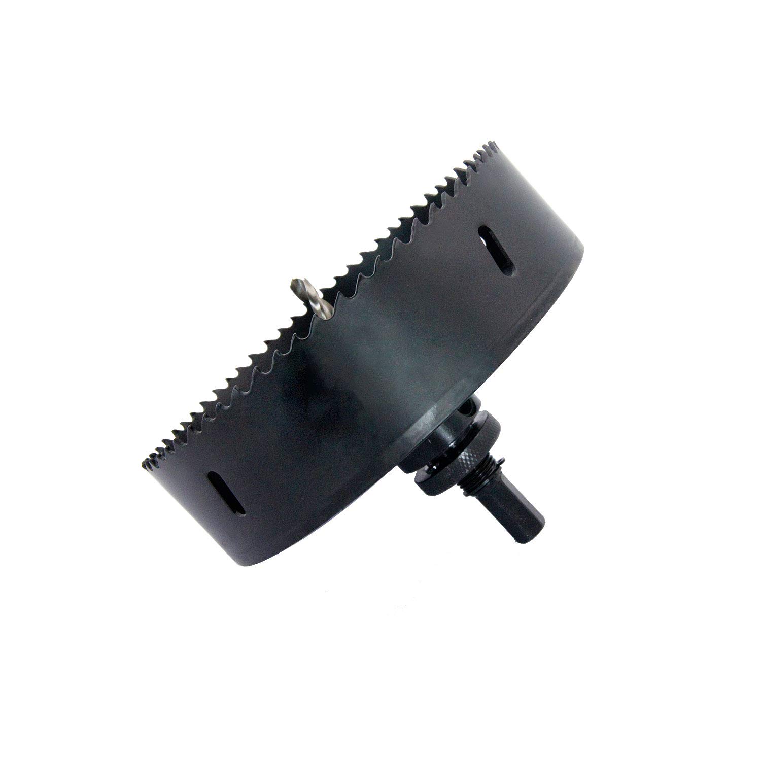 LAIWEI 6.4 Inch Bi-Metal Hole Saw, 162mm, HSS, Compatible with Most Drills, Ideal for Metal, Wood, Plastic