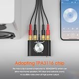 Nobsound Mini Bluetooth Power Amplifier 50W×2 2.0 Channel Hi-Fi 19V Power Supply view 2