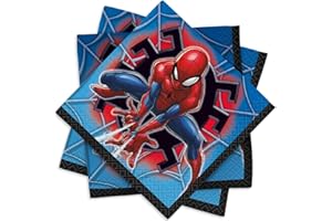 Unique Spiderman Beverage Napkins, 16Ct