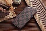 HeiL iPhone 7/8 TPU (US Deliver Guarantee Fulfilled by Amazon) New Elegant Luxury PU Leather Checker Pattern Classic Style Cover Case for Apple iPhone7 iPhone8 (Brown)