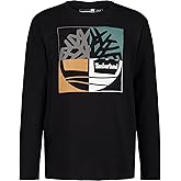Timberland Boys' Long Sleeve Crew Neck T-Shirt