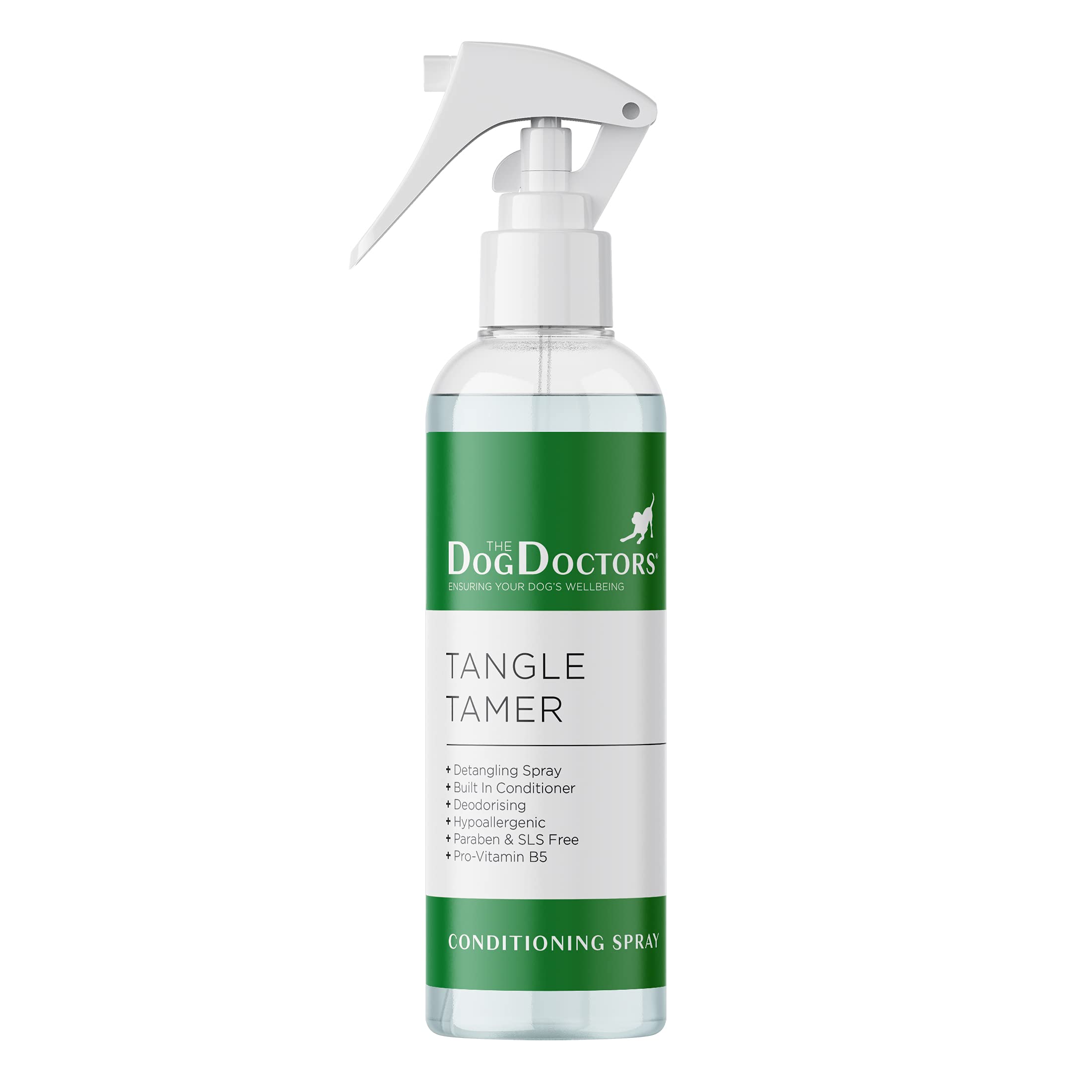 The Dog Doctors Tangle Tamer Natural Grooming Conditioning Spray Helps With De Matting Fur and Knot Removal - Proudly Made In The UK!