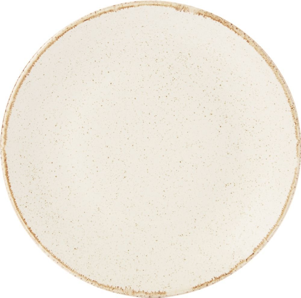 Seasons 187628OA Oatmeal Coupe Plate, 28 cm/11" (Pack of 6)