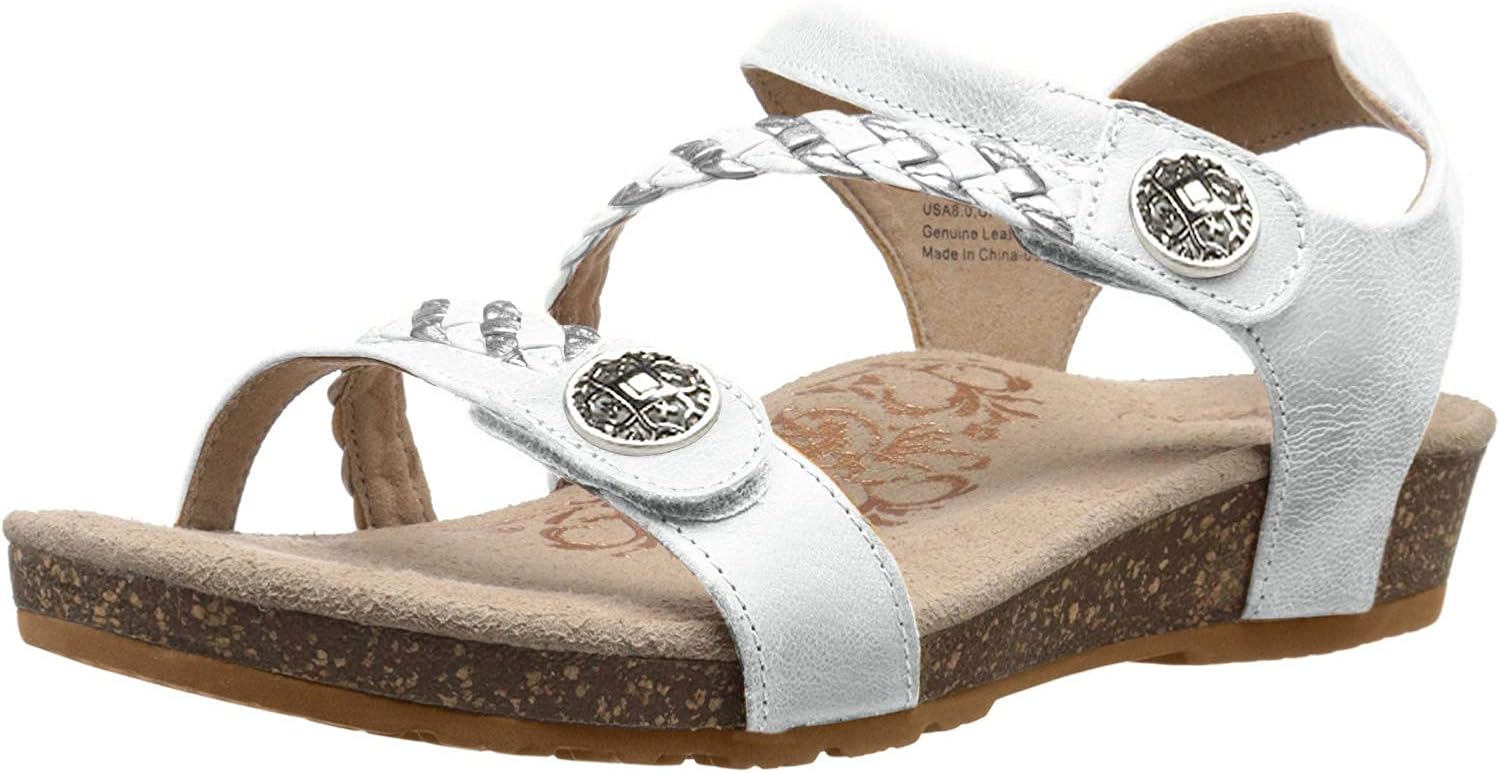 Aetrex jillian women's low wedge sandal Clearance
