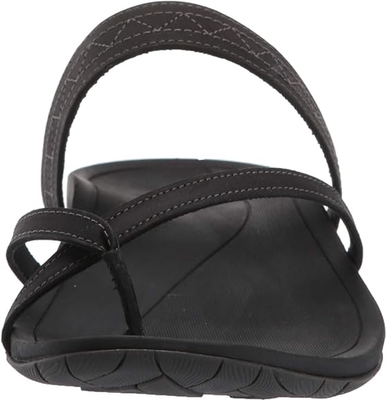 black leather chacos