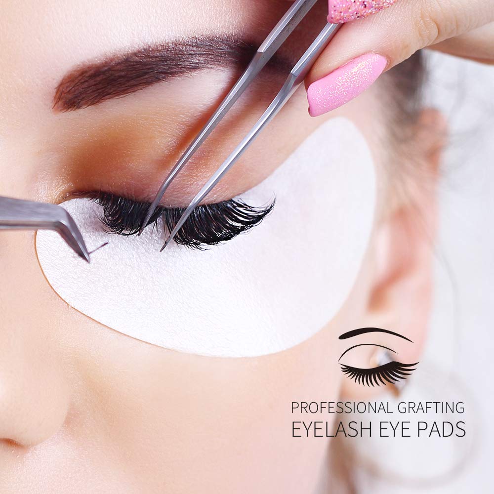 110 Pairs Eyelash Extension Gel Pads, Teenitor Lint Free Lash Under Eye Patches- Green: Beauty