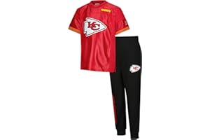 Ultra Game Youth NFL Official Super Soft Jersey & Jogger Sweatpants Set