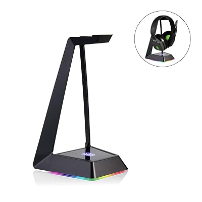 RGB Headphone Stand with USB Charger and Non-Slip Bahrain