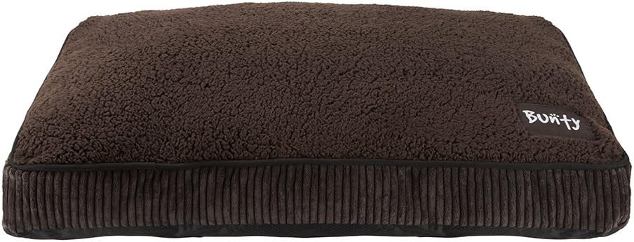Bunty Snooze Soft Fur Fleece Dog Bed Pet Basket Mat Cushion Pillow Mattress - Made in the UK (XS), Brown - Image 3