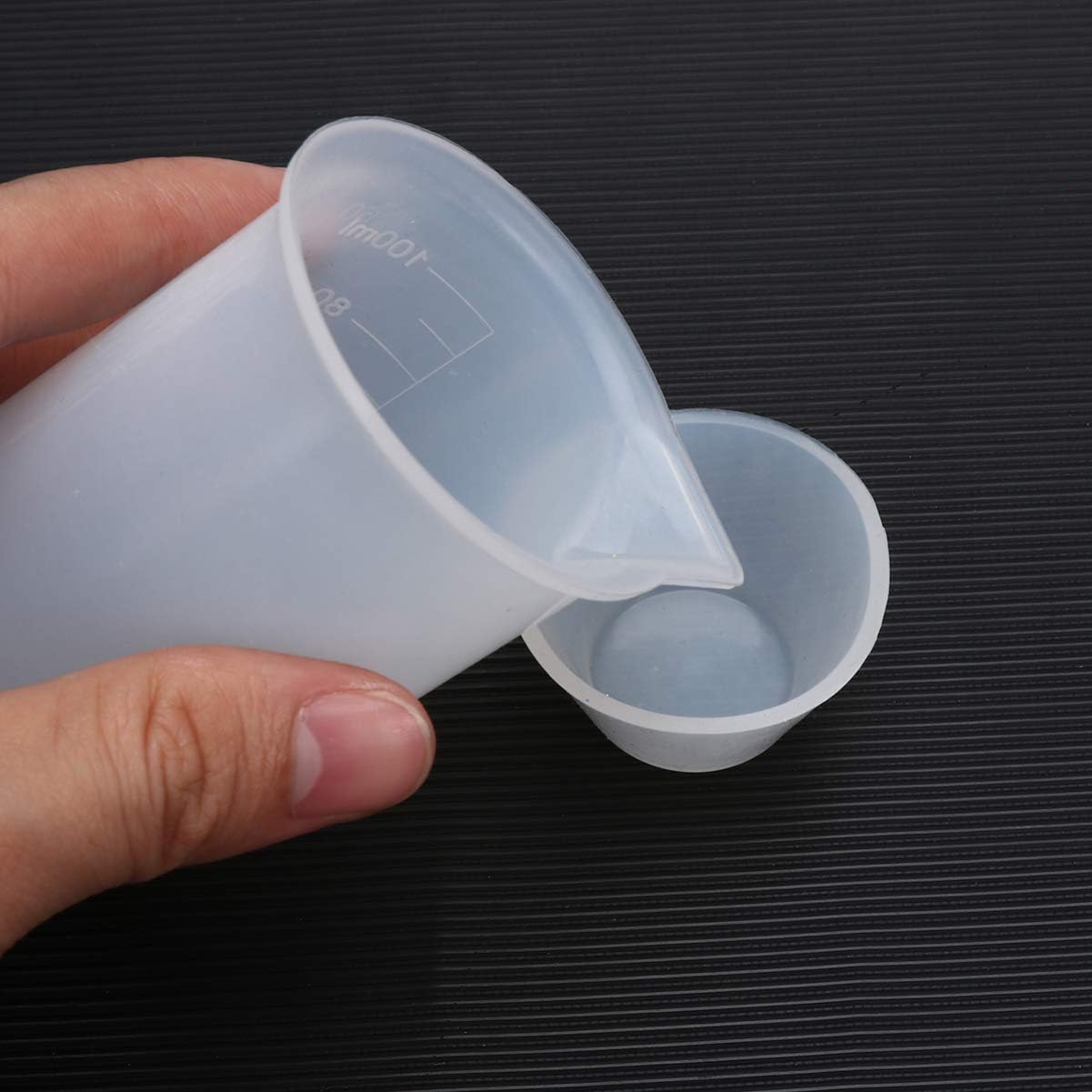 Supvox 16 Pcs Silicone Measuring Cups for Resin,Silicone Mixing Cups DIY Glue Tools Cup for Epoxy Resin Casting Molds Slime Art Waxing - Image 5