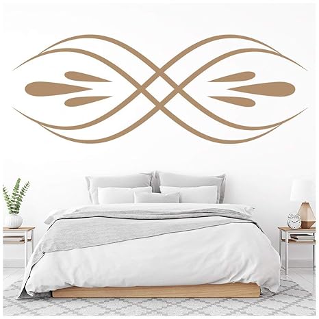 Amazon Com Azutura Symmetrical Swirl Wall Sticker Headboard