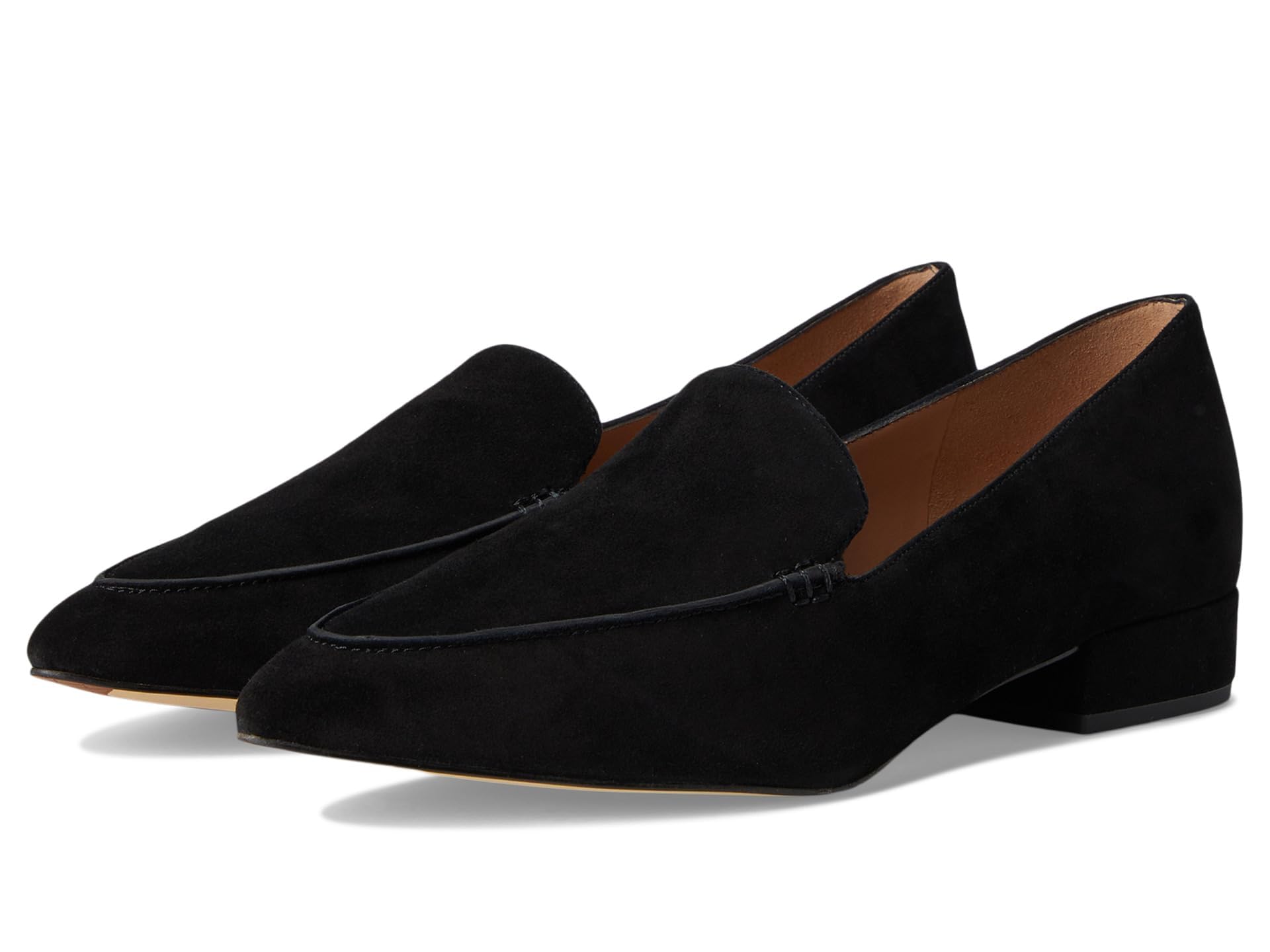 Cole Haan Womens Valantina Loafer, Black Suede, 6.5-B US