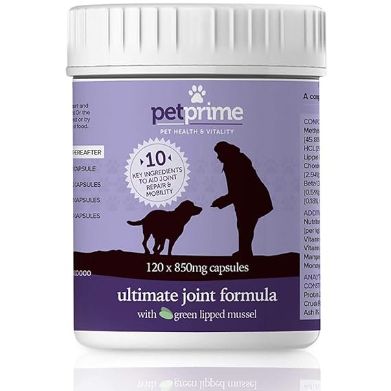 Ultimate Joint Formula Supplement for Dogs. With Green Lipped Mussel