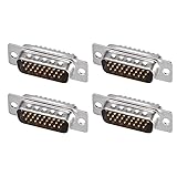 uxcell D-sub Connector Male Plug 26-pin 3-Row Port