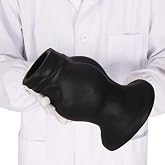 Lewosu Hollow Anal Fist Plugs Sex Sleeve, XXL Thick Anal Expander, Large Big Anal Plug Butt Plug Expansion Vagina Dilator Prostate Massage Anal Speculum Tunnel Enema Douche Sex Toys for Women Men (L)
