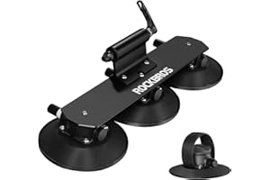 ROCKBROS Suction Cup Bike Rack for Car Roof Top Sucker Bike Rack Quick Release Aluminium Alloy Bike Carrier with Sucker for 1 Bike
