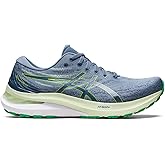 ASICS Men's Gel-Kayano 29 Running Shoes, 8, Steel Blue/Lime Zest