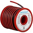 BNTECHGO 16 Gauge Silicone Wire Spool Red 25ft and Black 25ft 2 Separate Wires Flexible 16 AWG Stranded Tinned Copper Wire