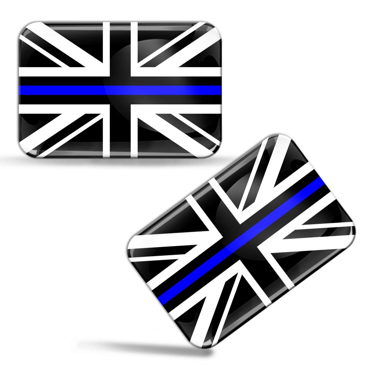 Biomar Labs Country Flag Sticker Set Self Adhesive Vinyl Decals National Flag Stickers Vehicle Styling Car Motorcycle Laptop Phone Window Interior Exterior (England UK GB Flag in Blue F 52)