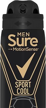 Sure Sport Cool Anti-perspirant Deodorant Aerosol 250ml Men Fresh Citrus Mint view 3