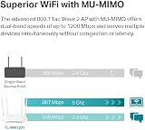 TP-Link AC1200 Wireless Access Point TL-WA1201 MU-MIMO Beamforming 4 Antennas view 2