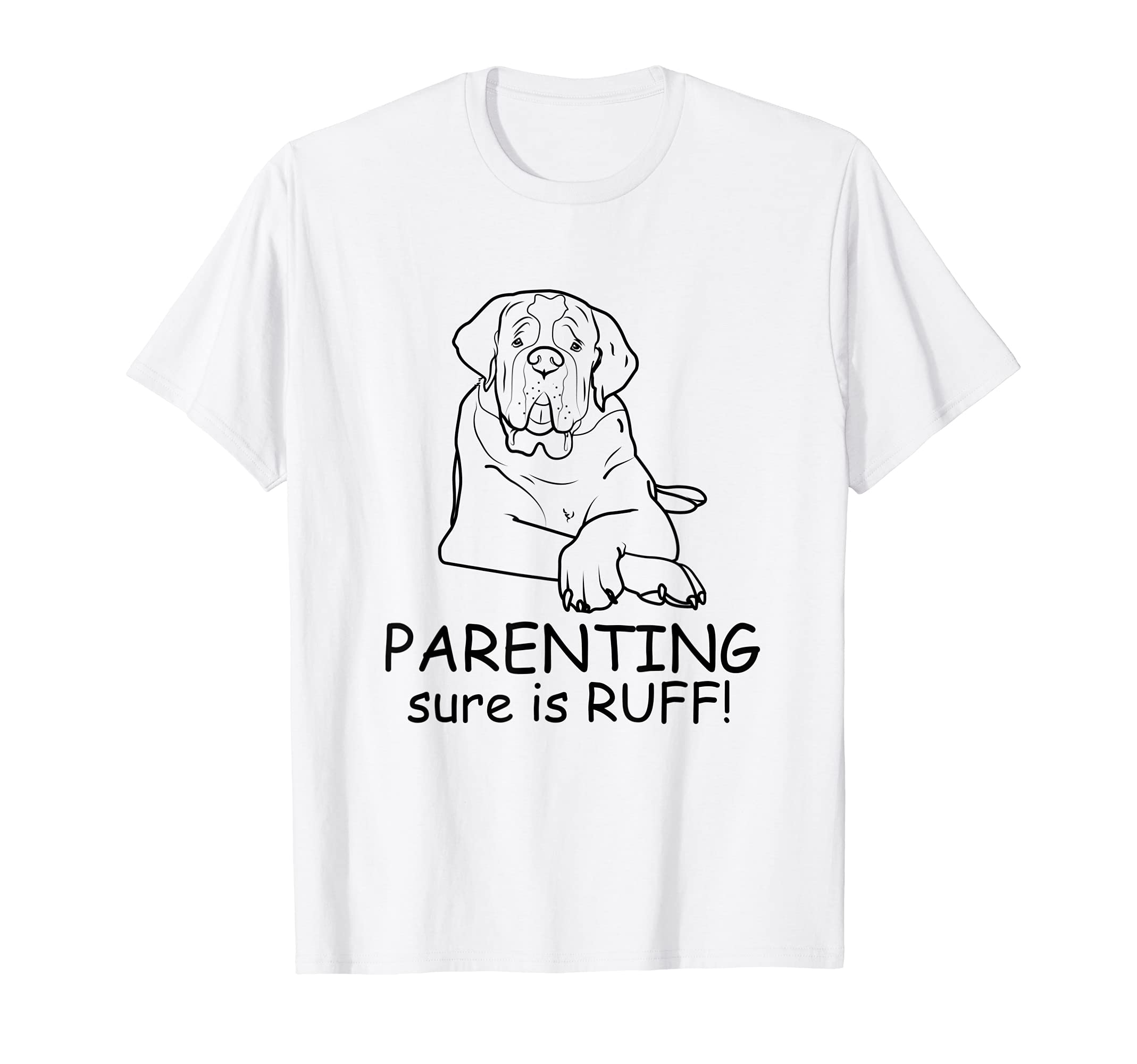 Saint Bernard Dog Love-r Cute Funny Dog Mom T-Shirt