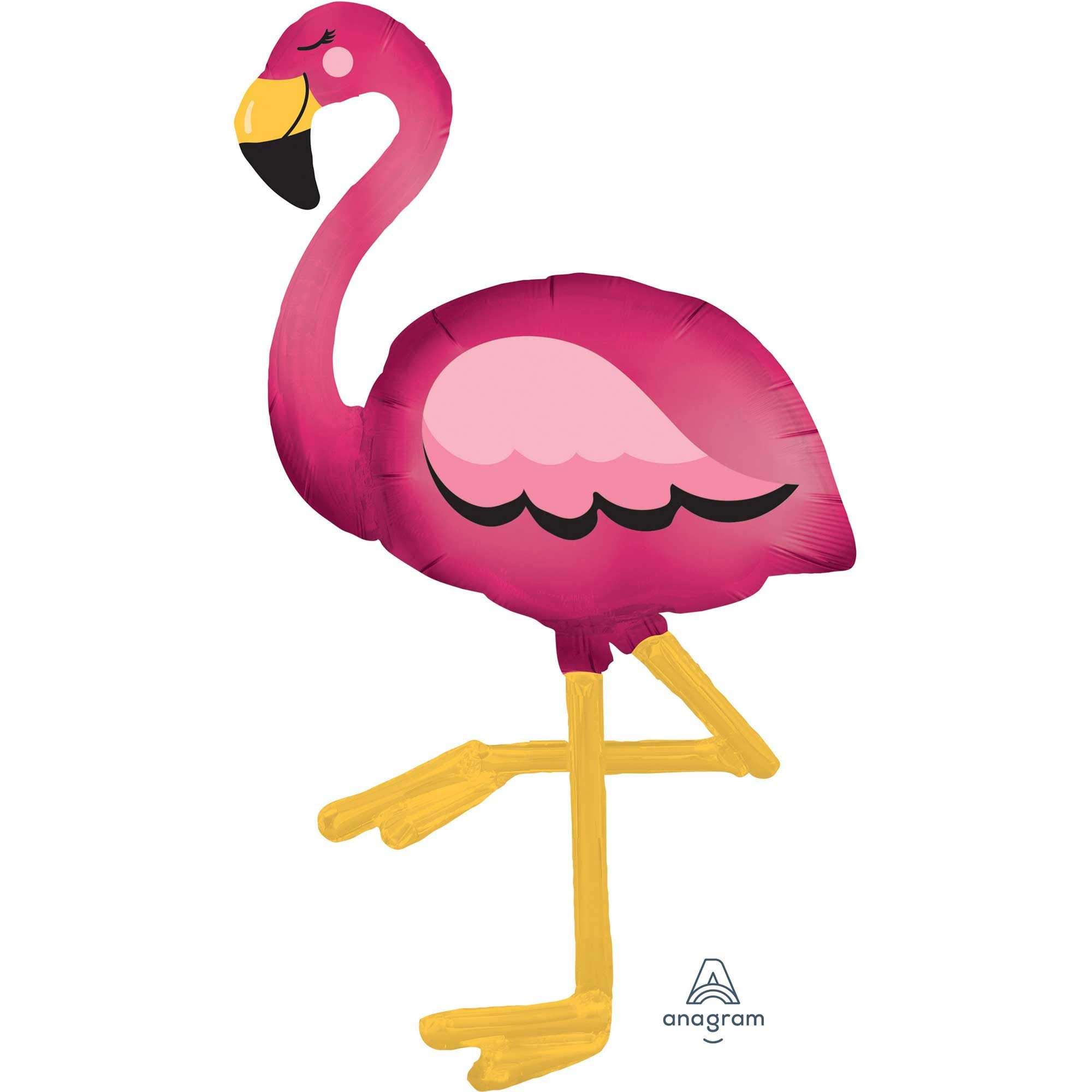 Amscan Anagram 3907701 - Summer Flamingo Foil Airwalker Balloon - 68 Inch