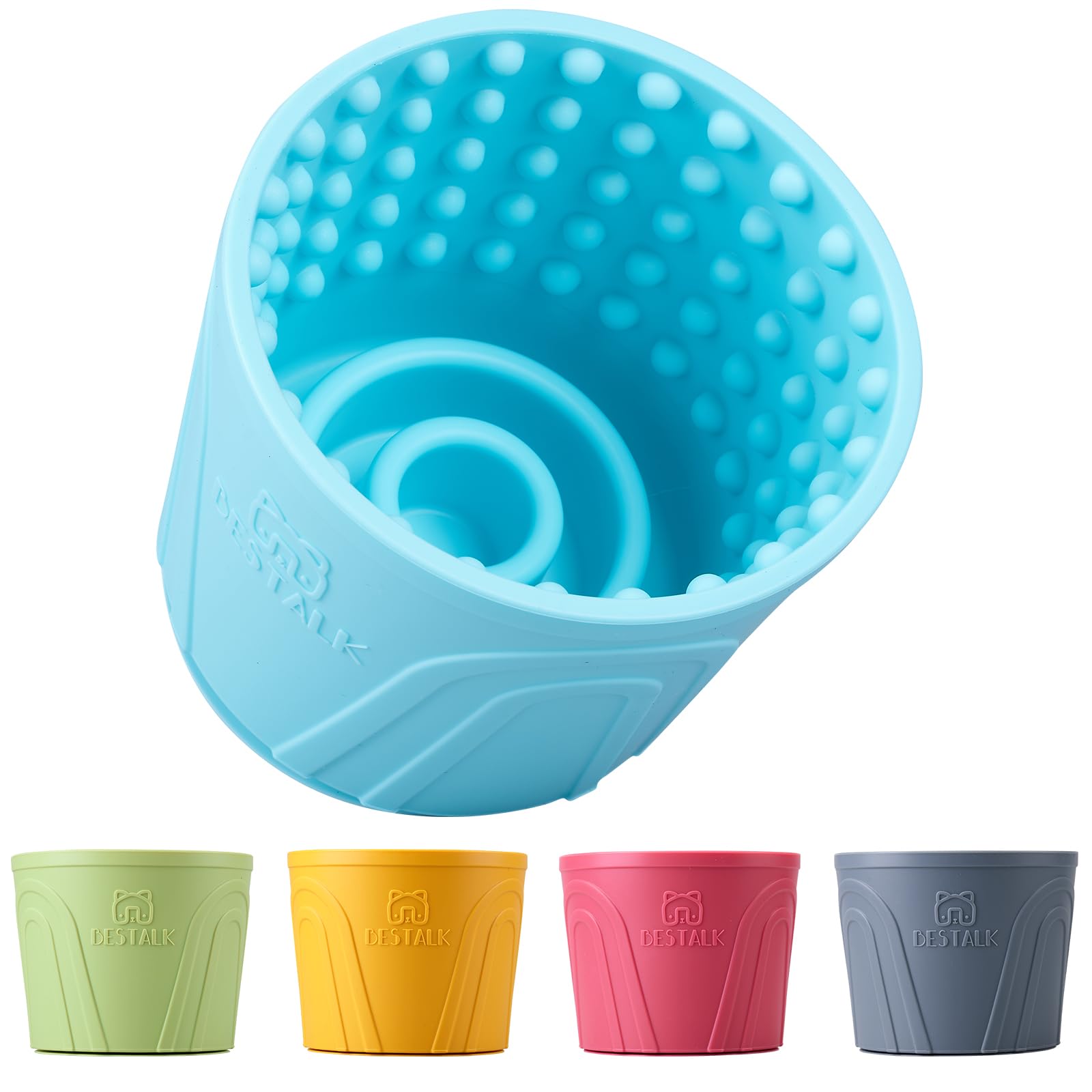 Trixie Lick'N' Snack Bal - Hondenspeelgoed - Groen Grijs 8/12x13 Cm - Interactief Speelgoed - Pets Place