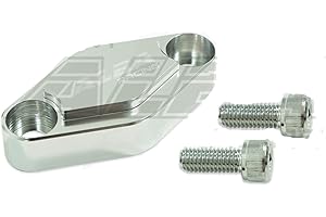 ALBA RACING Billet ATV Parking Emergency E Brake Block Off Plate Silver Compatible with Yamaha YFZ450 YFZ450R, Raptor 700, 660, 350, 250, 125, Banshee, Warrior MADE IN USA