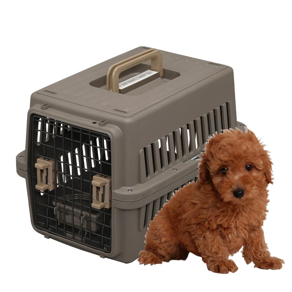 アイリスオーヤマ ペットキャリー 猫 キャリー 小型犬用 ブラウン 幅37.5×奥行53.5×高さ37cm商品画像