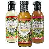 Walden Farms Calorie Free Dressing Italian -- 12 Fl Oz (Creamy Italian + Zesty Italian + Italian)