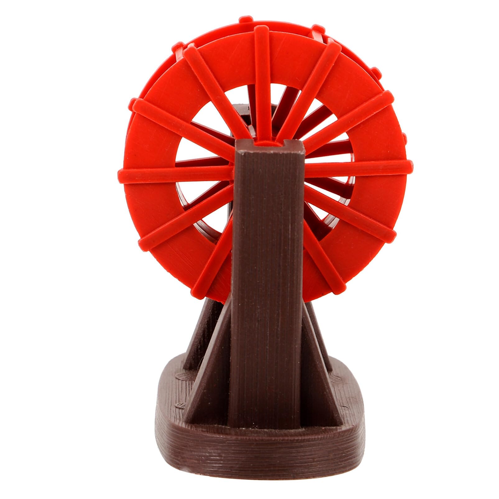 Luxshiny Mini Water Wheel Fountain Ornament 3.54X2.95X2.17In Simulated Water Wheel Model for Tabletop Fountain Diy Rockery and Waterfall Decoration