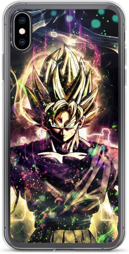 Amazon Com Iphone Xr Case Anti Scratch Japanese Comic Transparent Cases Cover Goku Anime Manga Graphic Novels Crystal Clear