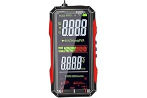 Digital Multimeter Tester, Portable NCV Smart Multimeter with LED Flashlight, USB Rechargeable Voltage Meter for Current Resi