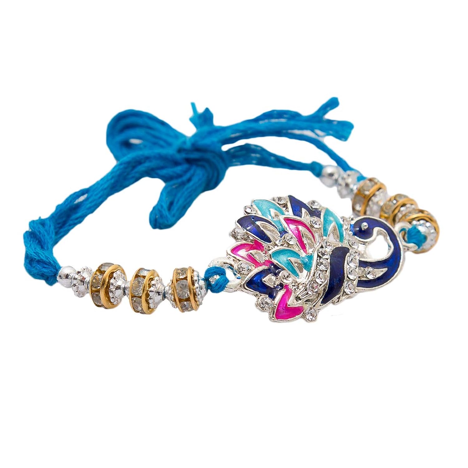 elegant floral rakhi/band for beloved brother