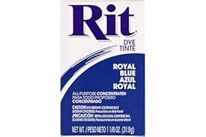 All Purpose Concentrated Rit Dye Powder Single Pack for Clothing, Décor, and Crafts – Royal Blue