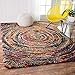 Soft & Plush Swirl Geometric Multi Shag Area Rugs, 5 Feet 3 Inches by 7 Feet 6 Inches (5' 3
