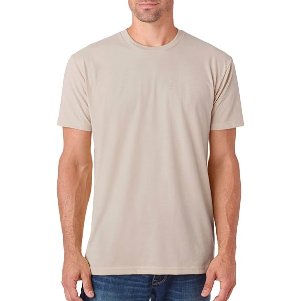 Next Level Men's Premium Baby Rib Collar T-Shirt - 60/40 Cotton Poly Blend, White, X-Small