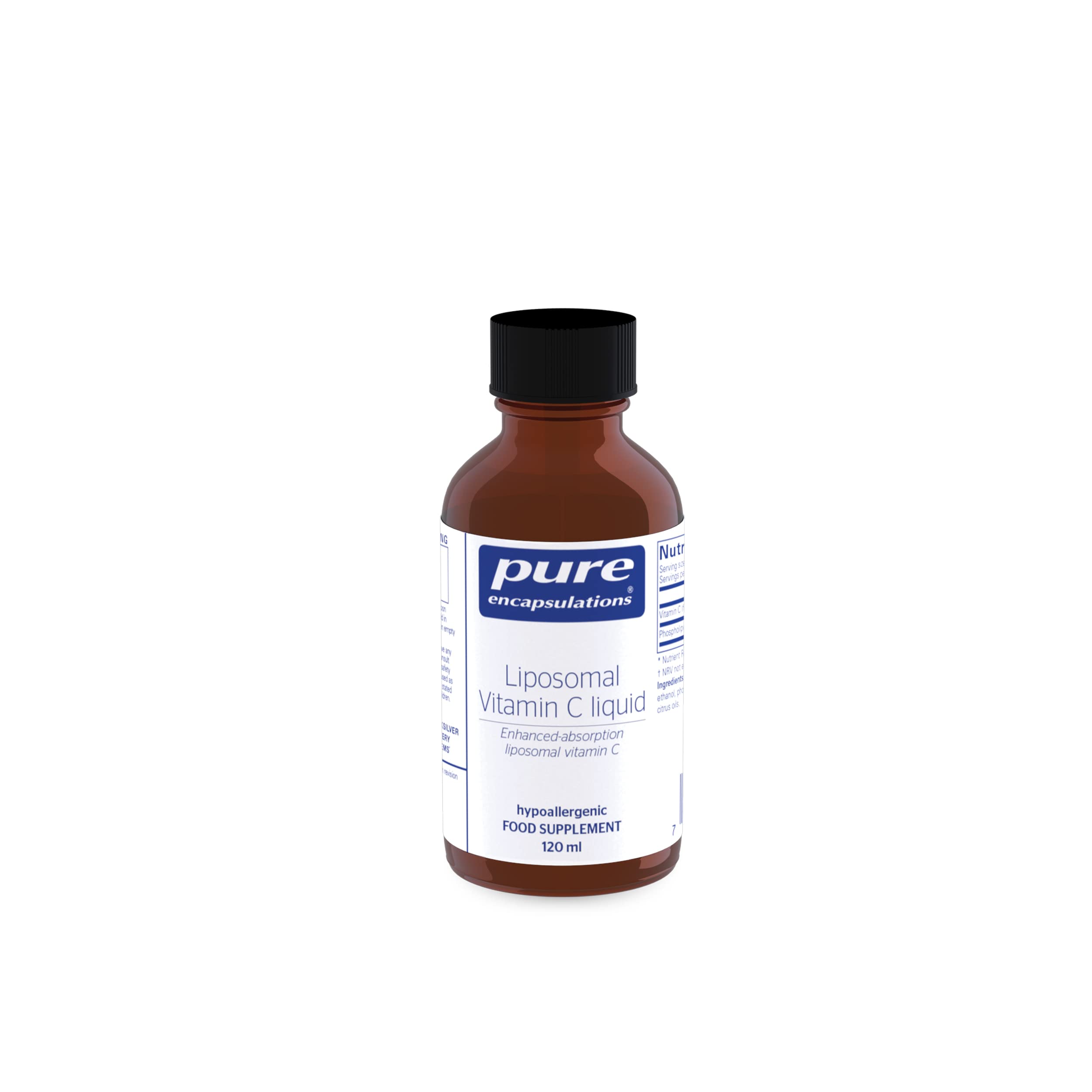 Pure Encapsulations - Liposomal Vitamin C Liquid - Enhanced-Absorption Liposomal Vitamin C - 120ml