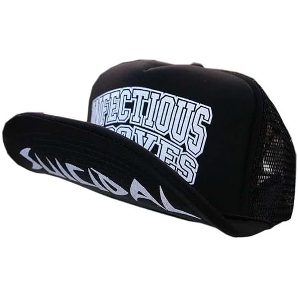 Suicidal Tendencies Official OG Flip Hat Gold Print with Sticker