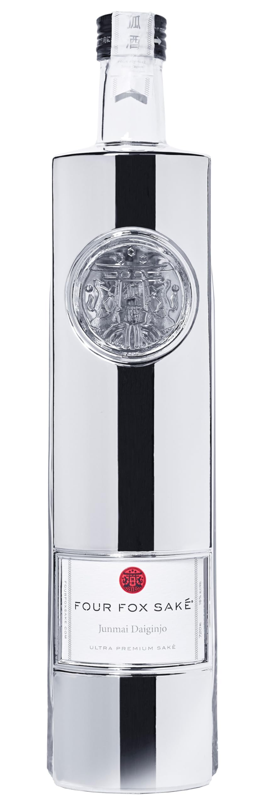 Four Fox | Ultra-premium Japanese Saké | Rice Wine | 16% ABV | 1 x 72cl Bottle | Junmai Daiginjo | Made in Japan