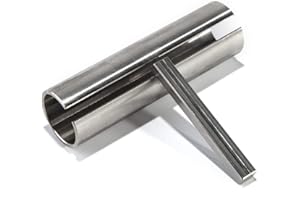 3mirrors Crank Shaft Sleeve Adapter 3/4" to 7/8" Stainless Steel adapter for Gas Engine Pulley Bore Reducer Sleeve Bushing w/ 3/16 Key