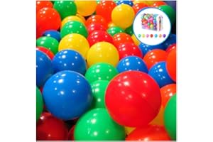 GUESVOT Ball Pit Balls Plastic Balls for Ball Pit Crush Proof Balls 2.2" Set for Toddlers Ball Pit for Play Tent Tunnels Indoor/Outdoor