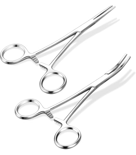 SURGICAL ONLINE Body Piercing Forceps Kit Hemostat Sponge Clamp 7" Straight New In | Whizz - Foto 5