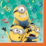 Despicable Me Minions Beverage Napkins, 16ct