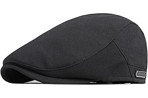 EKMTBJXY Mens Flat Cap Newsboy Gatsby Beret Hat Ivy Irish Paperboy Hats Hunting Cabbie Driving Cap